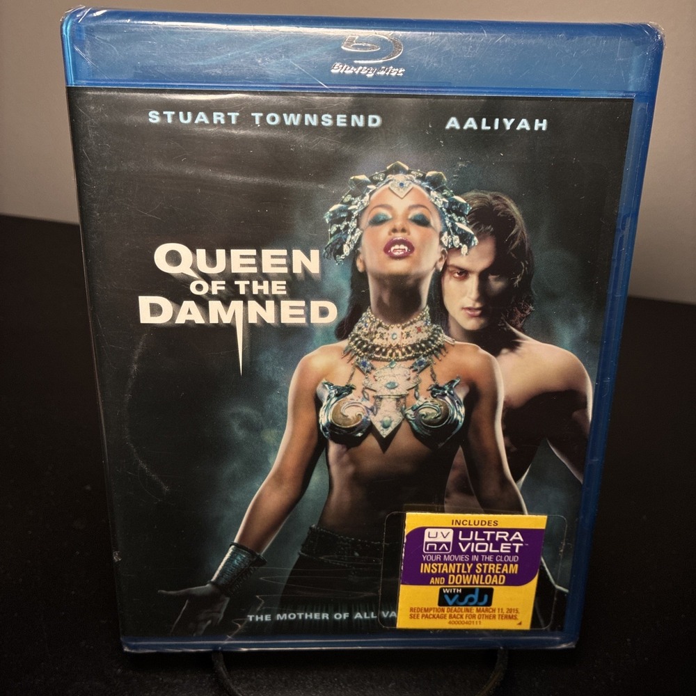 Queen Of The Damned Blu-ray 2002 Horror Movie Aaliyah NEW SEALED 883929321247